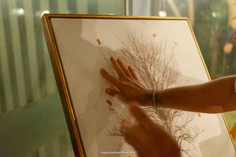 Casamento no por do sol de Alexandre Kapiche e Mayara Rodrigues. Decoração colorida e tropical na Enseada Azul em Búzios - RJ.'
