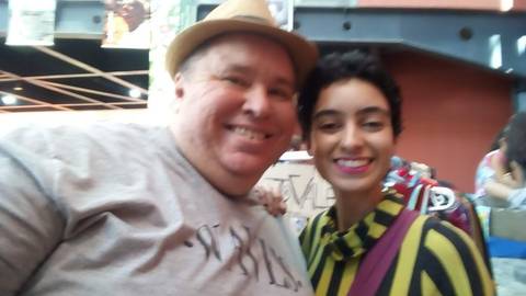 me and my friend Carol Trindade'