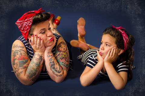 Dia das mães / mulheres empoderadas / aline fontes / pin up / editorial / ideia de ensaio dia das mães / fotografia de dia das mães'