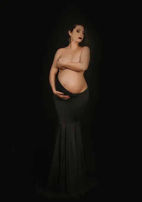 Ensaio gestante Vogue'