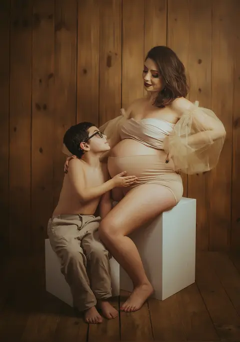 Ensaio gestante Vogue'