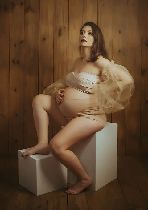 Ensaio gestante Vogue'