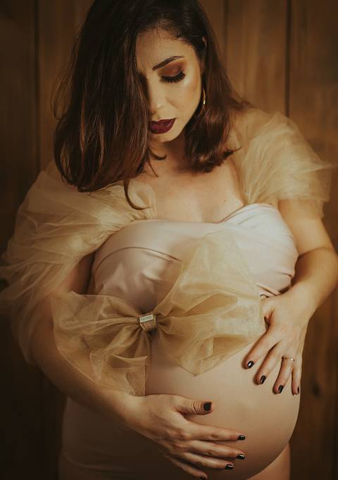 Ensaio gestante Vogue'