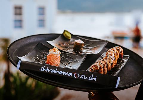 fotografia corporativa de sushi'