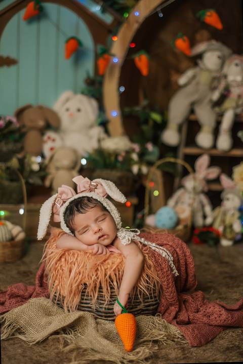 bebê de coelhinho'