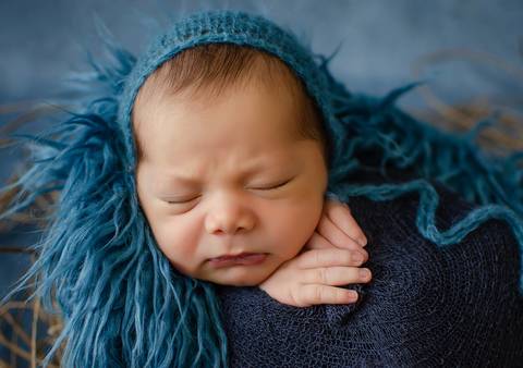 bebê em ensaio newborn'