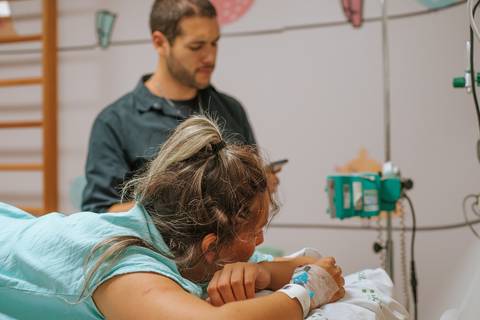 papai cuidando de nós'