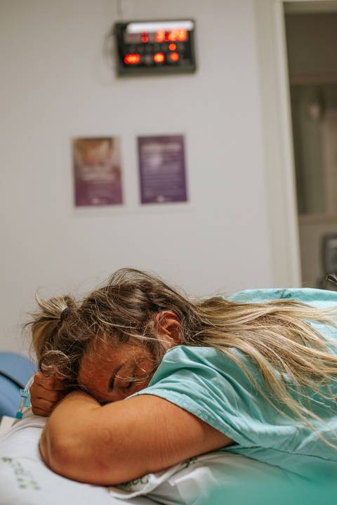 descanso durante o parto'