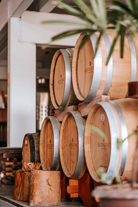 Barris de vinhos da vinícola bodegone de bento Gonçalves'