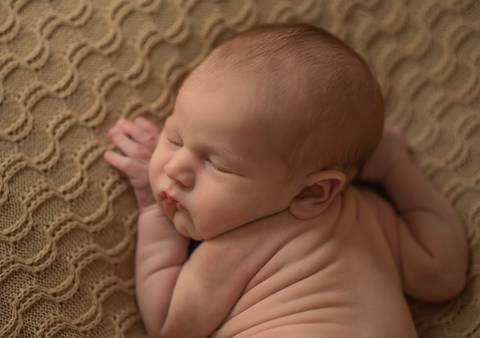 detalhes de dobrinhas do bebê'