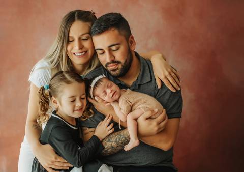 família inteira ensaio fotográfico'