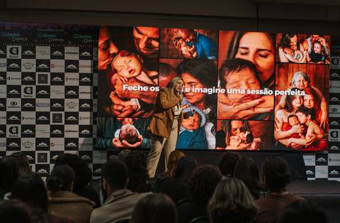 Apresentação sobre estratégias de marketing para fotógrafos newborn.
'