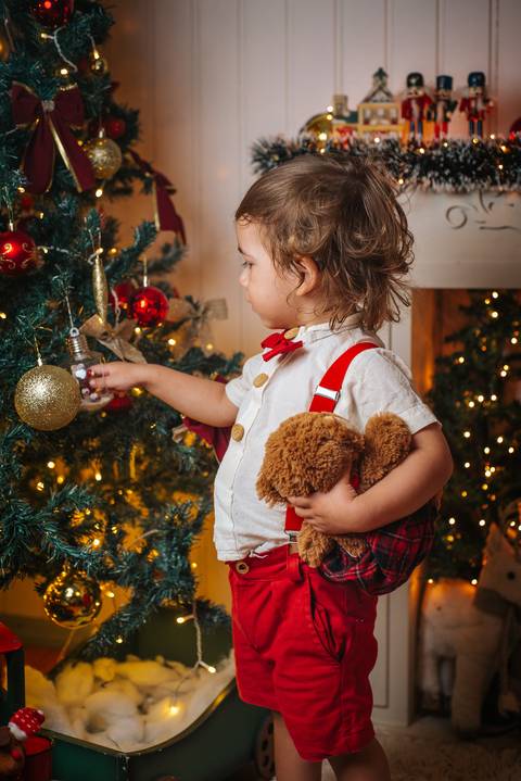 Sessão fotográfica de Natal com clima acolhedor em Bonito MS.'