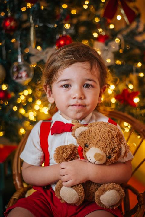 Inspiração de fotos de Natal para crianças em Bonito MS.'