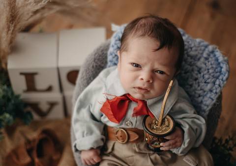fotos de bebê com pilcha'