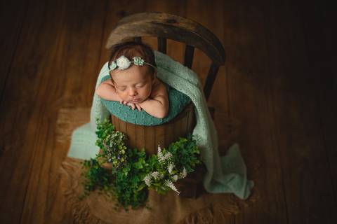 Ensaio Newborn Cecília - props'
