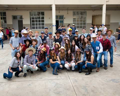 trote dos terceirão Marista'