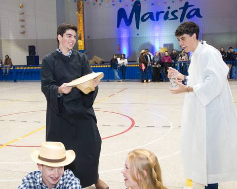 trote dos terceirão Marista'