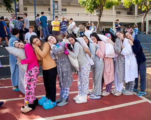 trote dos terceirão Marista'