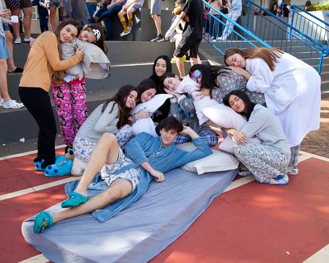 trote dos terceirão Marista'