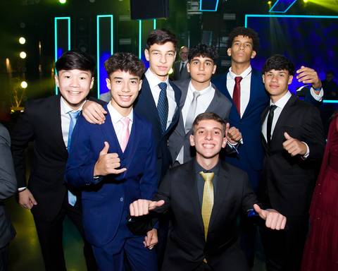 festa de formatura do 9º ano do Marista de Londrina'