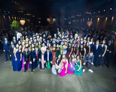 festa de formatura do 9º ano do Marista de Londrina'