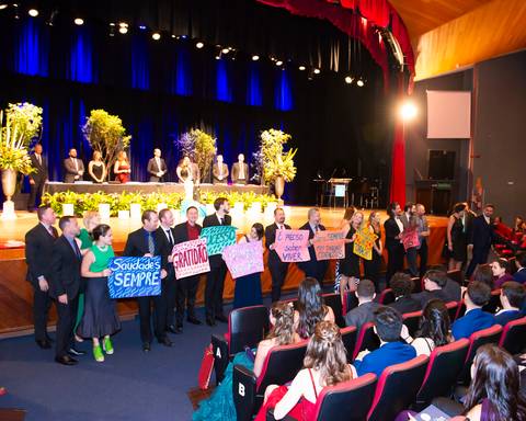 colação do terceirão colégio Marista'