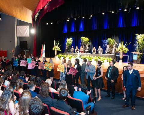 colação do terceirão colégio Marista'