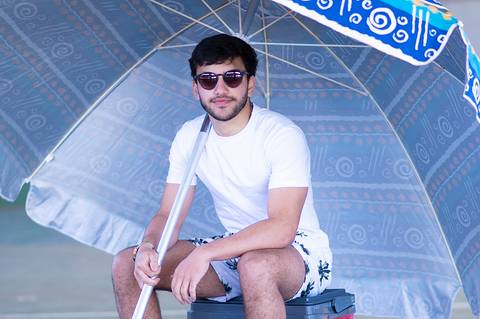trote  do terceirão tema praia'