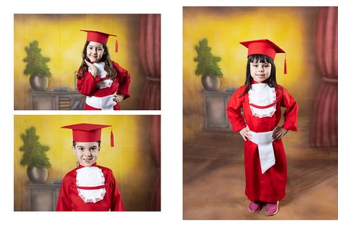 ensaio com becas da educação infantil'