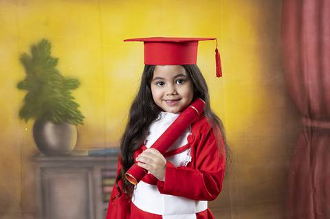 ensaio com becas da educação infantil'
