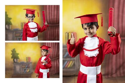 ensaio com becas da educação infantil'