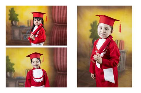 ensaio com becas da educação infantil'