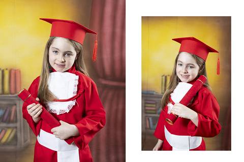 ensaio com becas da educação infantil'
