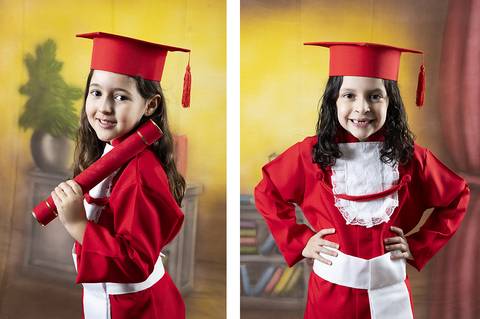 ensaio com becas da educação infantil'