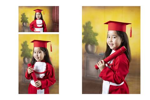 ensaio com becas da educação infantil'