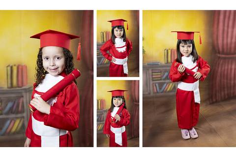 ensaio com becas da educação infantil'