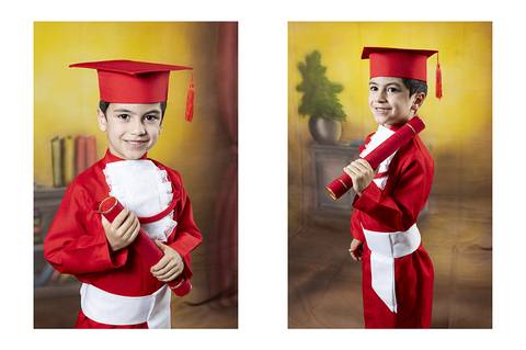 ensaio com becas da educação infantil'