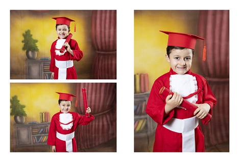 ensaio com becas da educação infantil'
