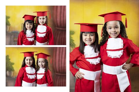 ensaio com becas da educação infantil'