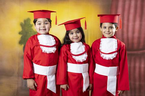ensaio com becas da educação infantil'