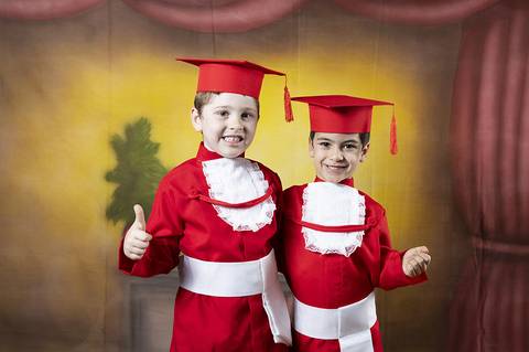 ensaio com becas da educação infantil'