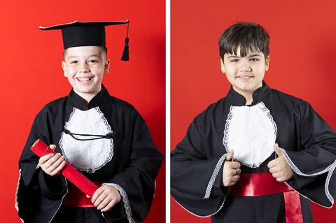  ensaio dos alunos da quinta série'