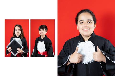  ensaio dos alunos da quinta série'