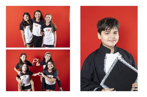  ensaio dos alunos da quinta série'