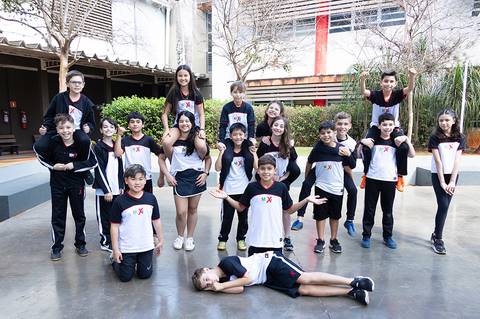  ensaio dos alunos da quinta série'