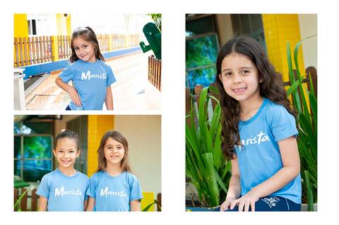 ensaio da educação infantil com amigos'