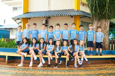 ensaio da educação infantil com amigos'