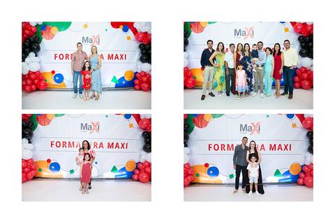 formatura da educação infantil do Colégio Maxi'