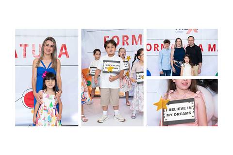 formatura da educação infantil do Colégio Maxi'